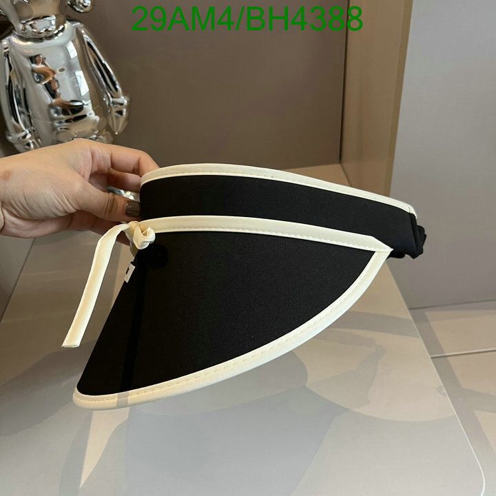 Yupoo miumiu hat visor black white stripe BH4388