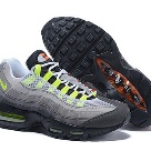 Nike Air Max 95 OG QS “BLACK∕SAFETY ORANGE∕VOLT”彩虹带 810374 078 36 46(2AEC)