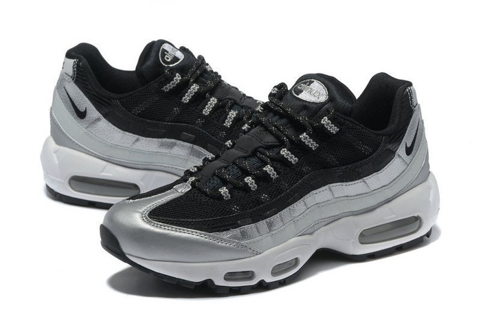YUPOO Nike Wmns Air Max 95 QS “Metallic Platinum∕Black White”