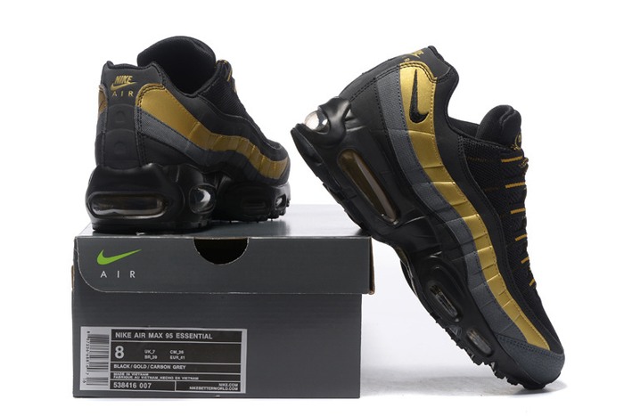 Yupoo Nike Air Max 95 Premium “Black∕Metallic Gold” 40 46(ECC5)