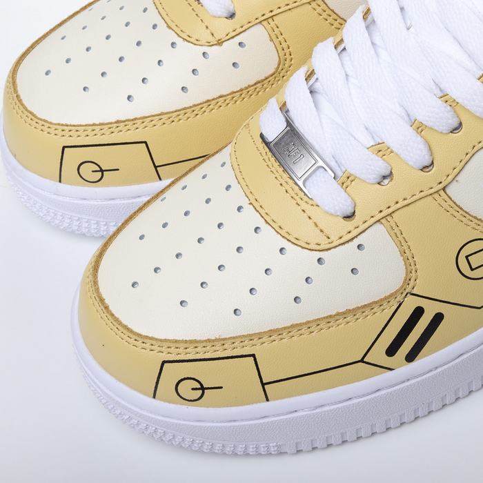 Yupoo Nike Air force 1 sneakers Beige 012