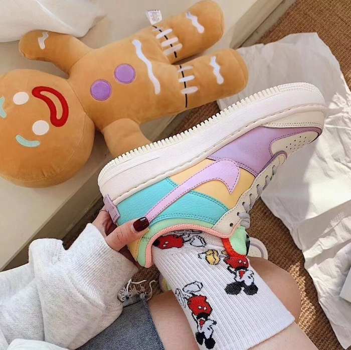 Yupoo Nike Air force 1 sneakers Beige