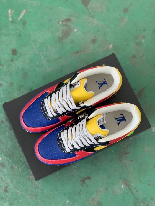 Yupoo Nike Air force 1 sneakers Blue 003