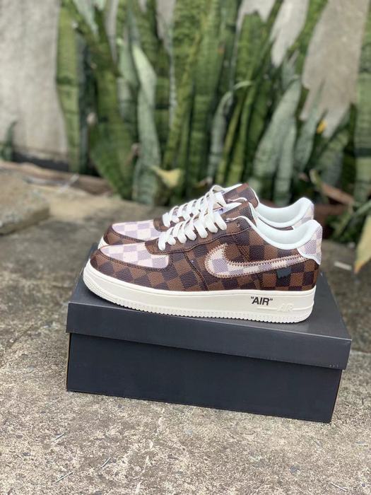 Yupoo Nike Air force 1 sneakers Brown 003