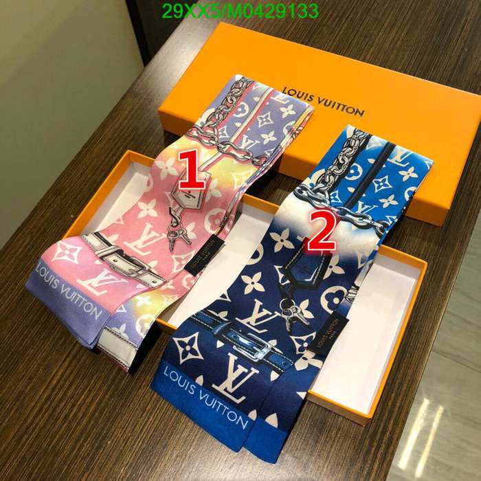 Yupoo LV neck scarf Blue