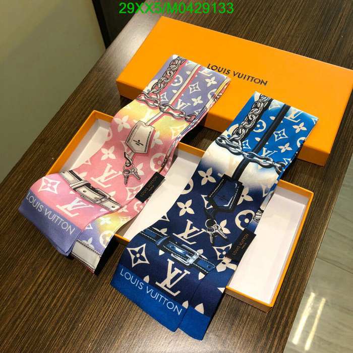 Yupoo LV neck scarf Blue