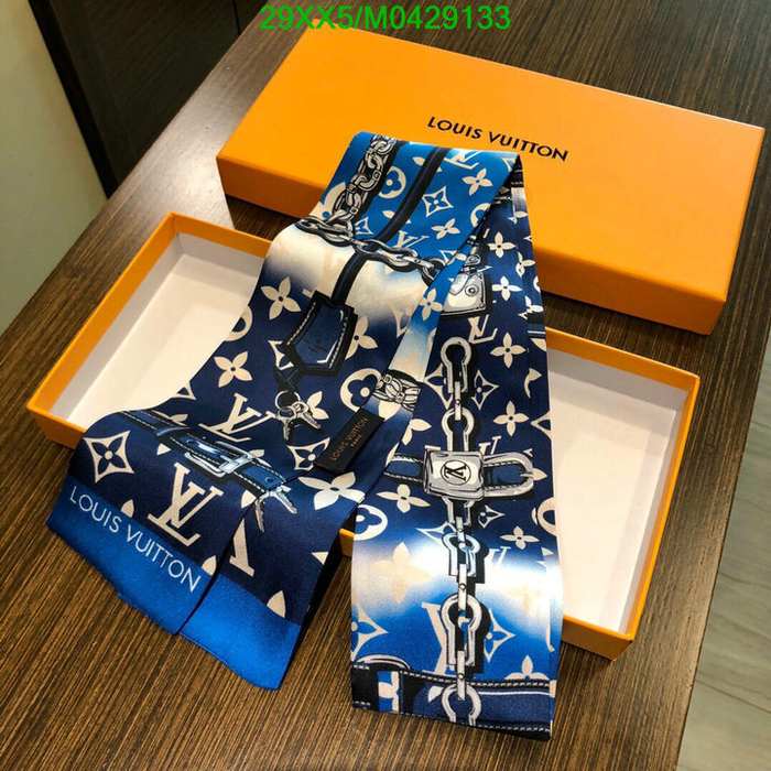 Yupoo LV neck scarf Blue