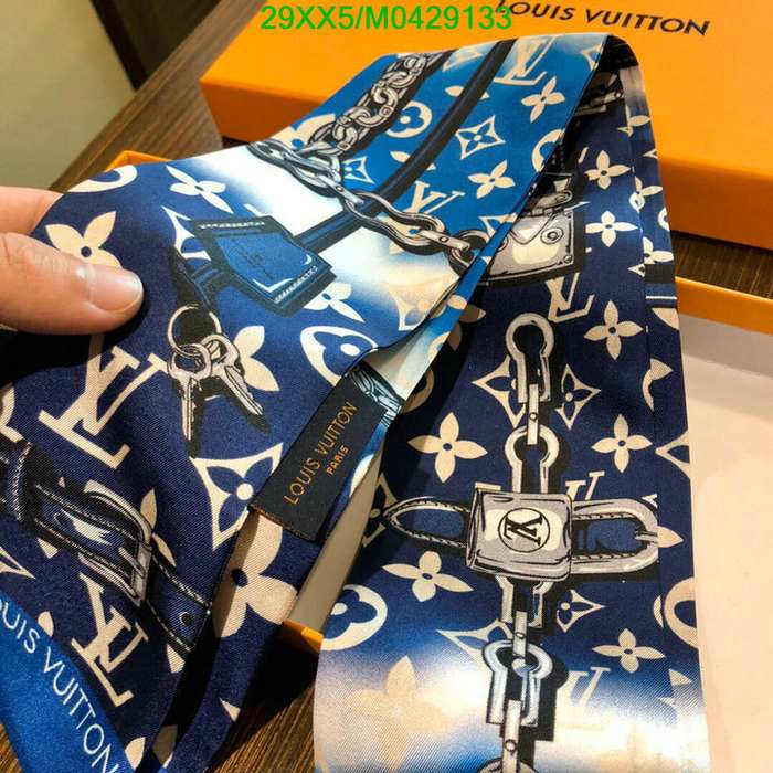 Yupoo LV neck scarf Blue