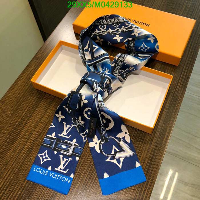 Yupoo LV neck scarf Blue