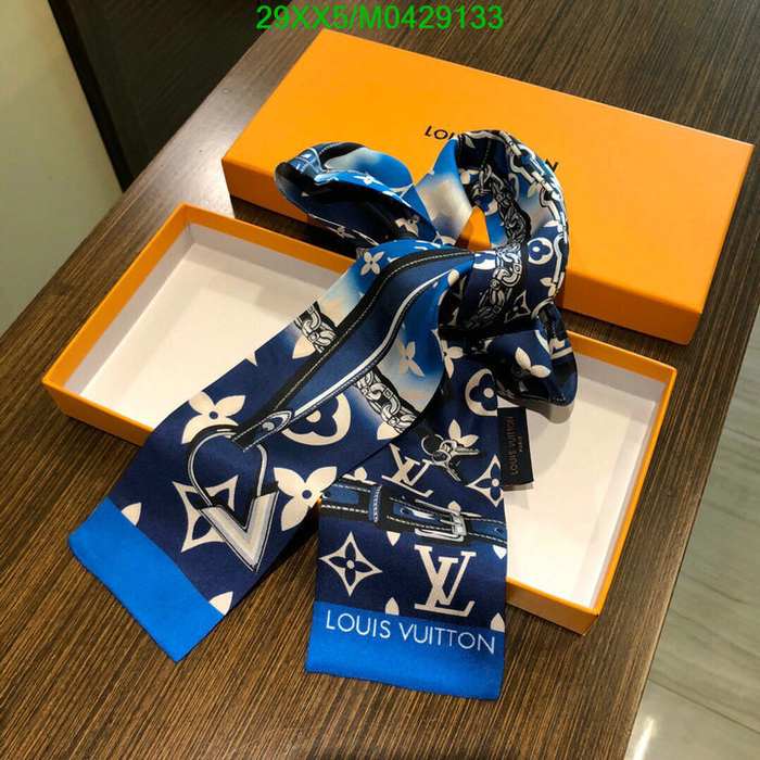 Yupoo LV neck scarf Blue