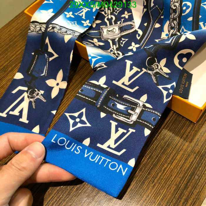 Yupoo LV neck scarf Blue