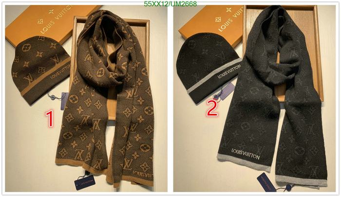 Yupoo LV scarf gloves Brown