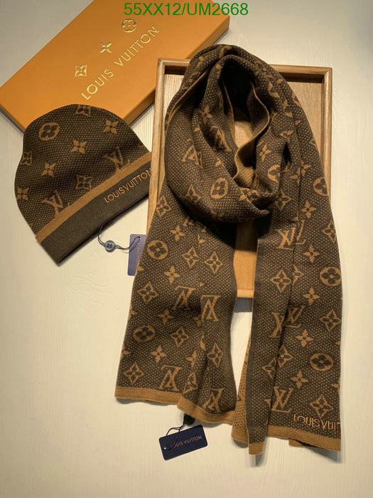 Yupoo LV scarf gloves Brown