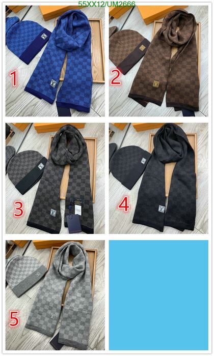 Yupoo LV scarf set Brown