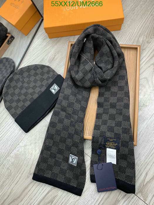 Yupoo LV scarf set Brown