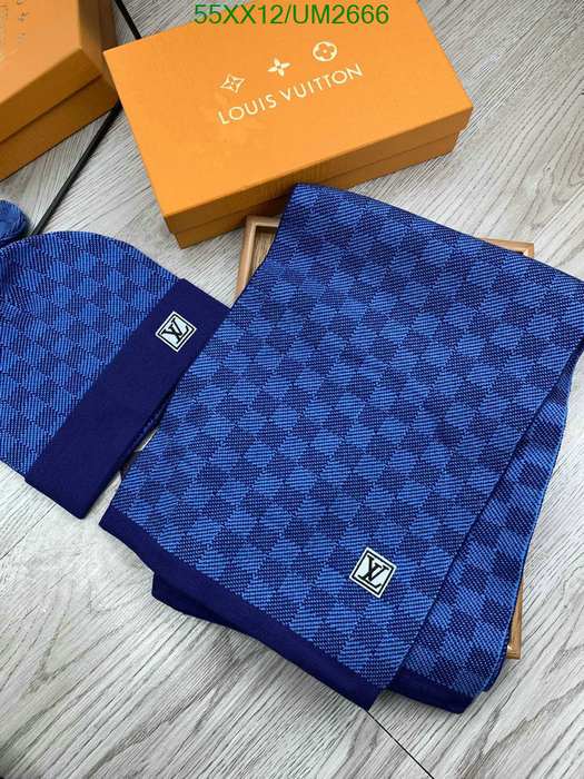 Yupoo LV scarf set Brown