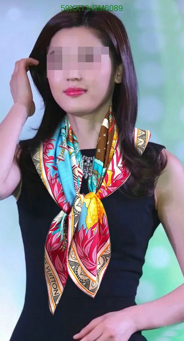 Yupoo LV scarf Beige 003