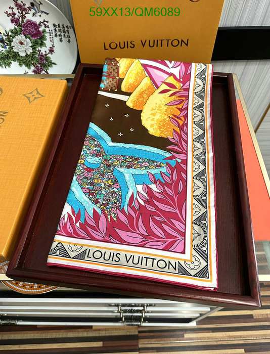 Yupoo LV scarf Beige 003