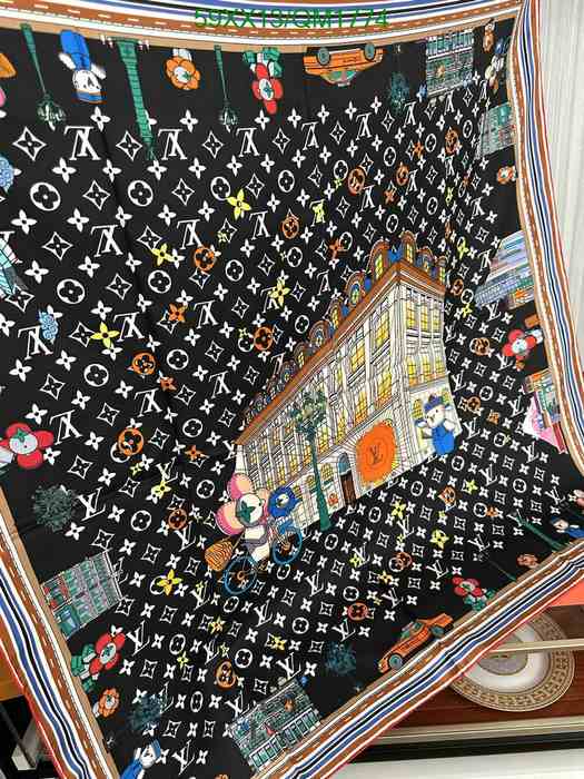 Yupoo LV scarf Beige 006