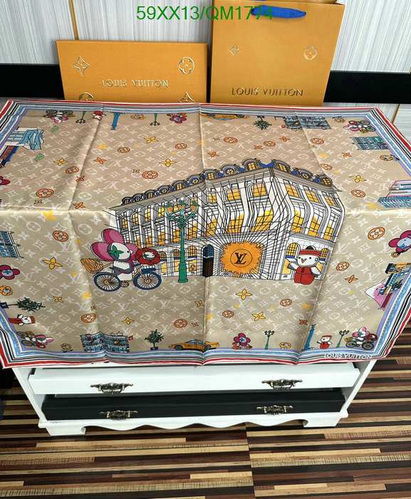 Yupoo LV scarf Beige 006