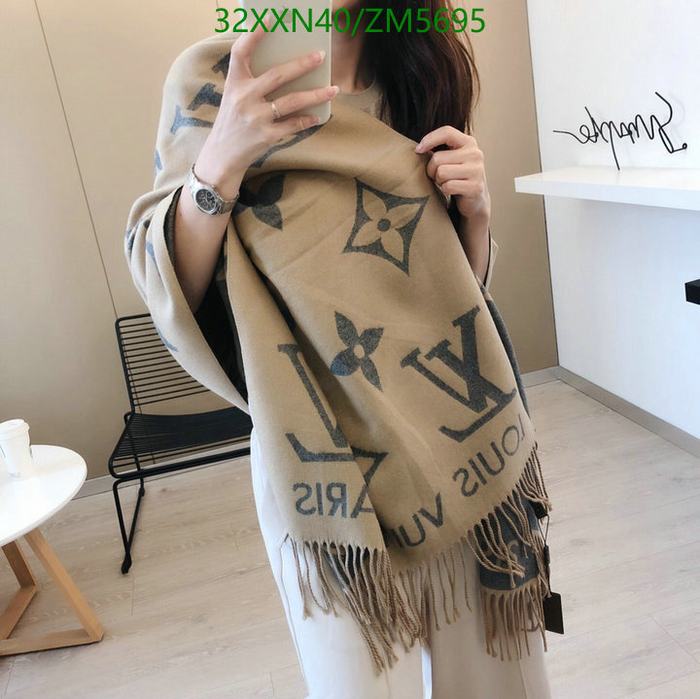 Yupoo LV scarf Beige 014