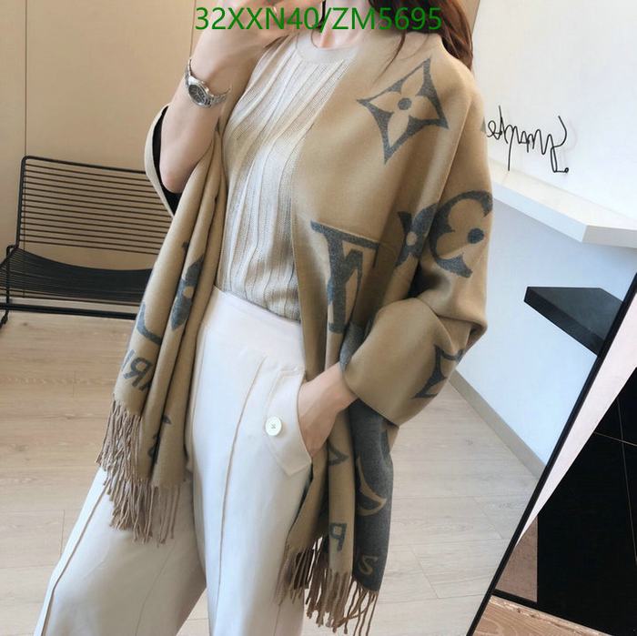 Yupoo LV scarf Beige 014