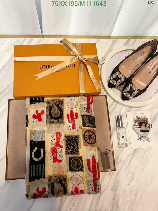 Yupoo LV scarf Beige 022