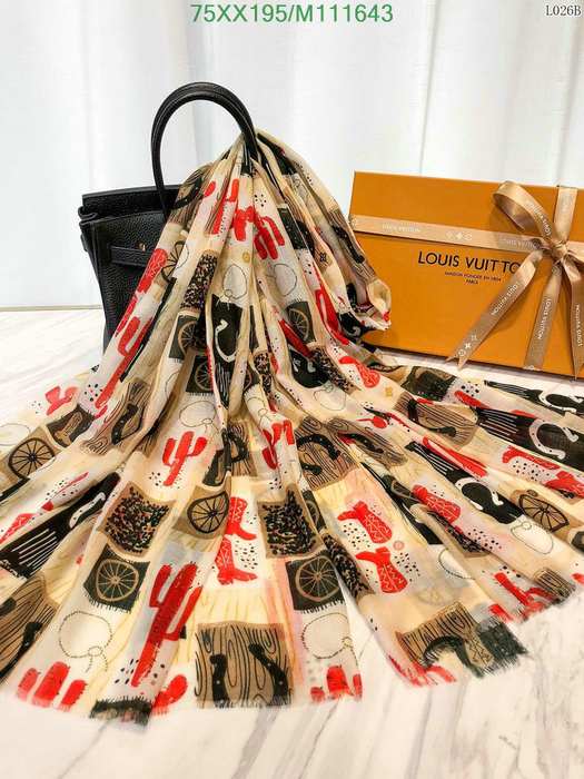Yupoo LV scarf Beige 022