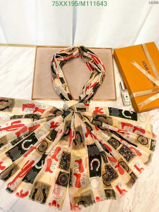 Yupoo LV scarf Beige 022