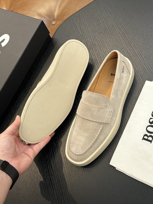 BOSS Men shoes Stylish Tote with sleek design Beige 01A