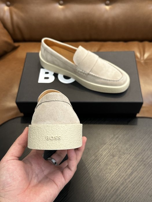 BOSS Men shoes Stylish Tote with sleek design Beige 01A