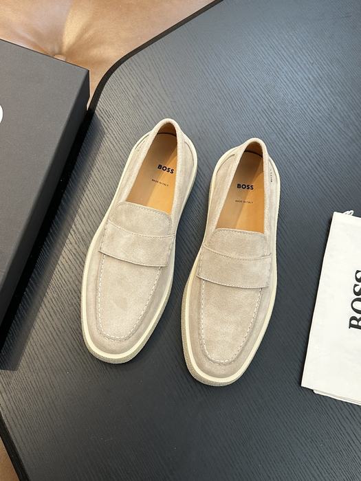 BOSS Men shoes Stylish Tote with sleek design Beige 01A