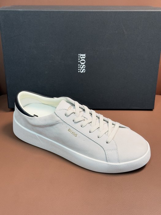 BOSS Men shoes Tote bag with sleek design Beige 01A