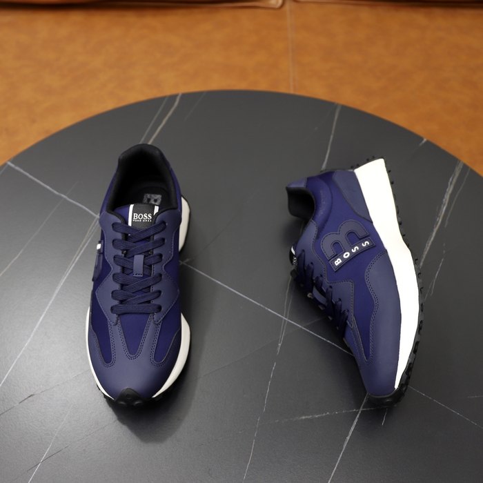 BOSS Men shoes Tote bag with stylish features Navy 01A