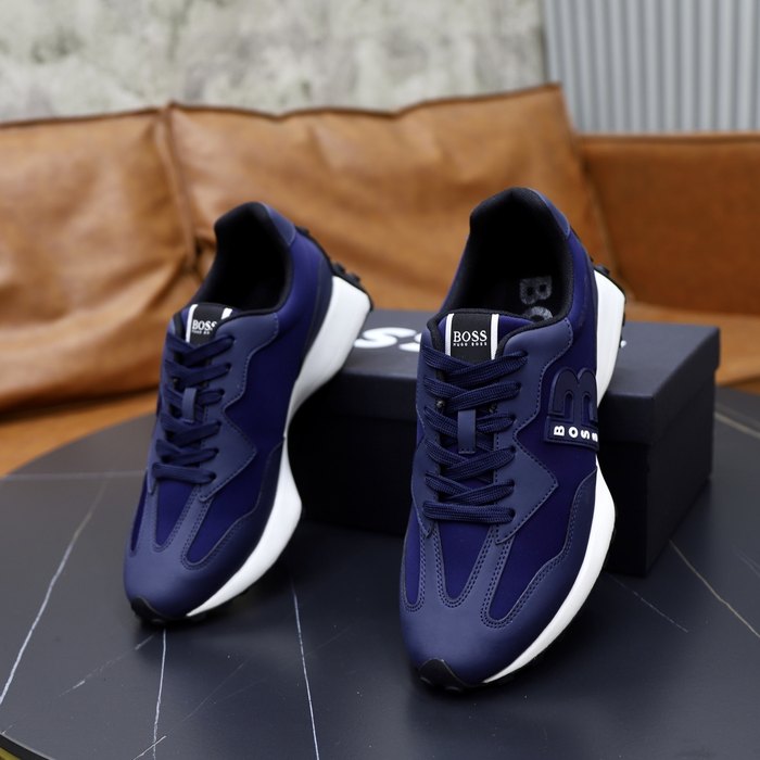 BOSS Men shoes Tote bag with stylish features Navy 01A