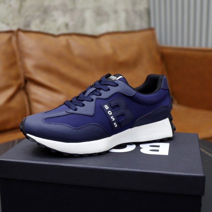 BOSS Men shoes Tote bag with stylish features Navy 01A