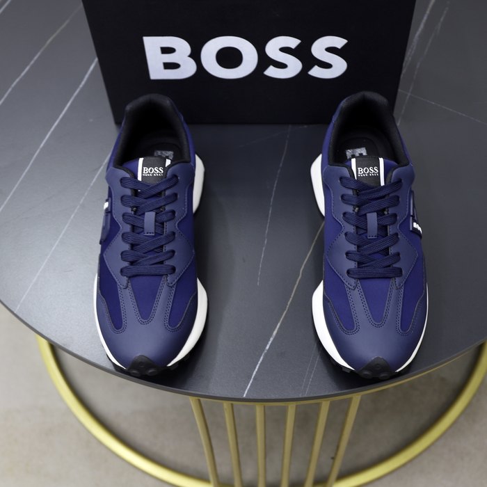 BOSS Men shoes Tote bag with stylish features Navy 01A