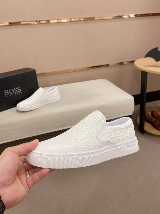 BOSS Men shoes Tote style 85 White 01A