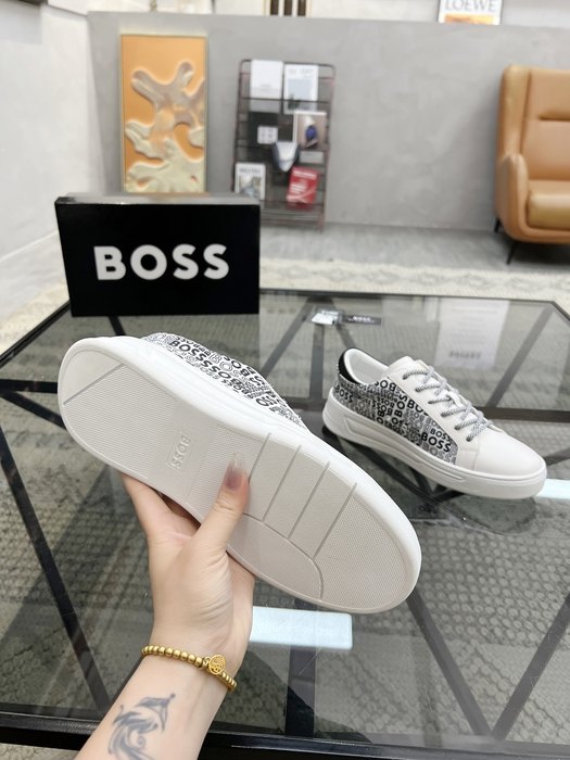 BOSS Men shoes Tote style 96 White 01A