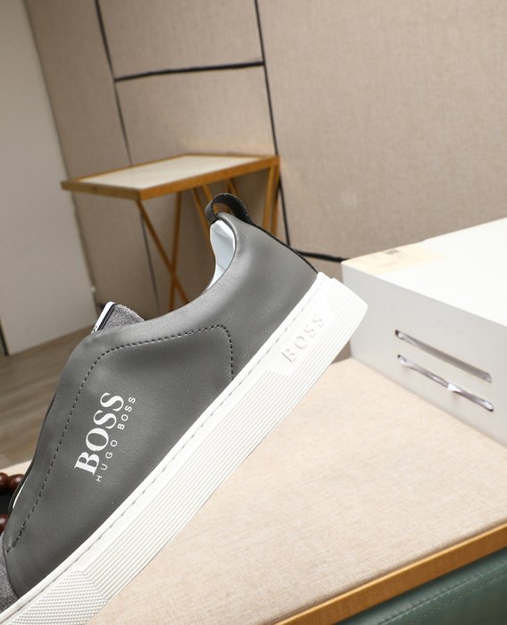 BOSS Men shoes Tote with minimalist design traits Grey 01A