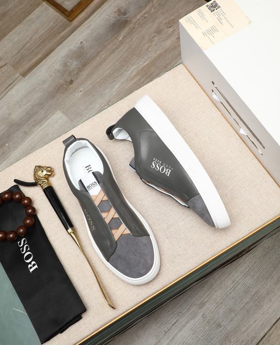 BOSS Men shoes Tote with minimalist design traits Grey 01A