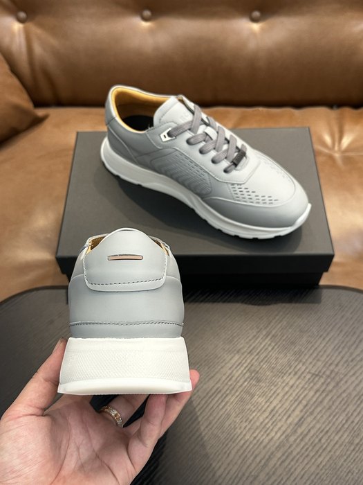 BOSS Men shoes Tote with stylish traits Grey 01A