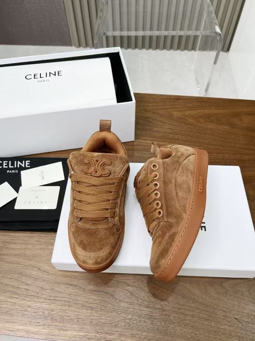 Celine Block Low Top Brown