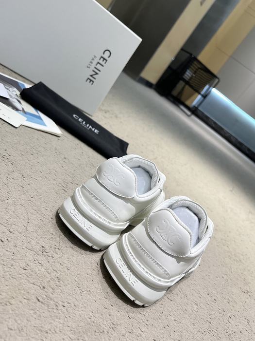 Celine Block Low Top Chunky Sneakers White
