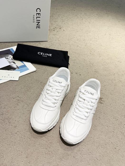 Celine Block Low Top Chunky Sneakers White