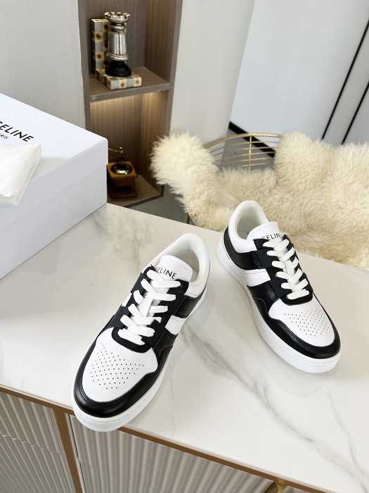 Celine Block Low Top Lace  Black