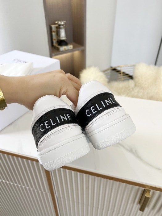 Celine Block Low Top Lace  Black