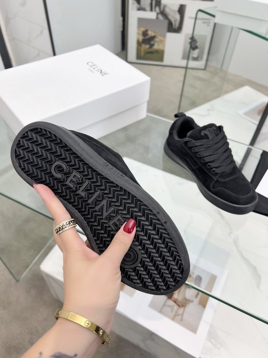 Celine Block Low Top S Black