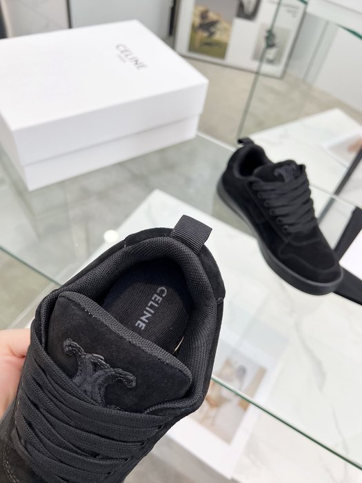 Celine Block Low Top S Black