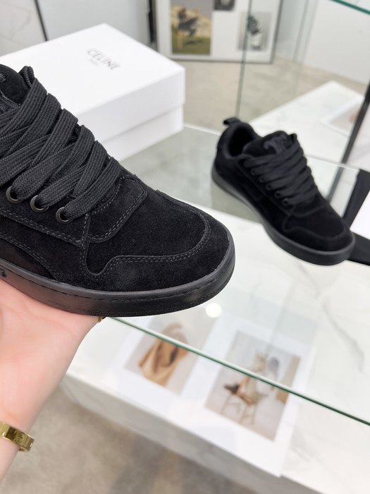 Celine Block Low Top S Black
